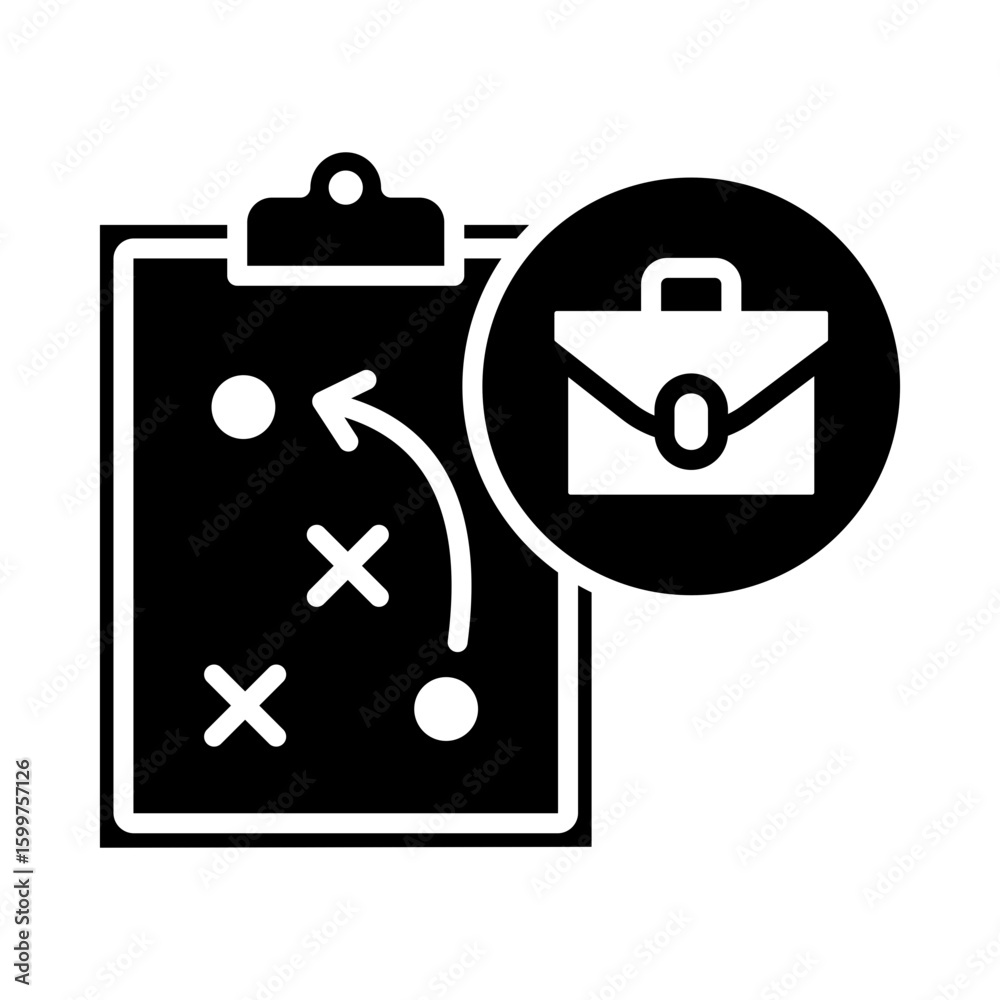 Obraz premium Business Strategy Icon 