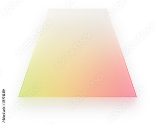 Trapezoid Glass Effect Trapezoid Rainbow Trapezoid Gradient Trapezoid Up Shape Transparent PNG
