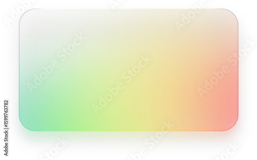Button Glass Effect Button Rainbow Button Gradient Rounded Rectangle Banner Button Website Transparent PNG