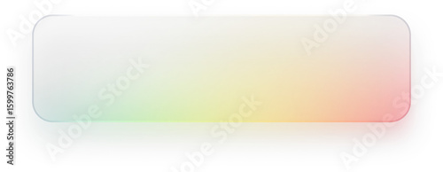 Button Glass Effect Button Rainbow Button Gradient Rounded Rectangle Banner Button Website Transparent PNG