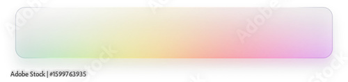 Button Glass Effect Button Rainbow Button Gradient Rounded Rectangle Banner Button Website Transparent PNG