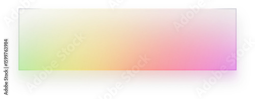 Button Glass Effect Button Rainbow Button Gradient Rectangle Banner Button Website Transparent PNG