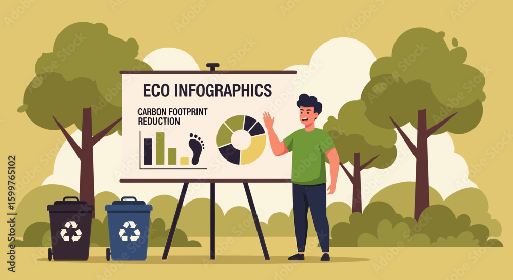 Environmental Presentation Demonstrating Carbon Footprint Reduction In An Eco-Friendly Setting Environmental Presentation Demonstrating Carbon Footprint Reduction In An Eco-Friendly Setting