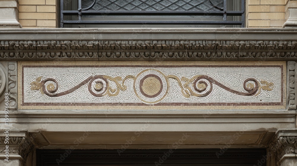Obraz premium Ornate building facade detail