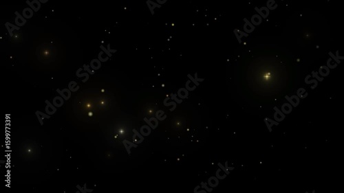 particles animation video.  simple particles effect animated video. cartoon effect video. 