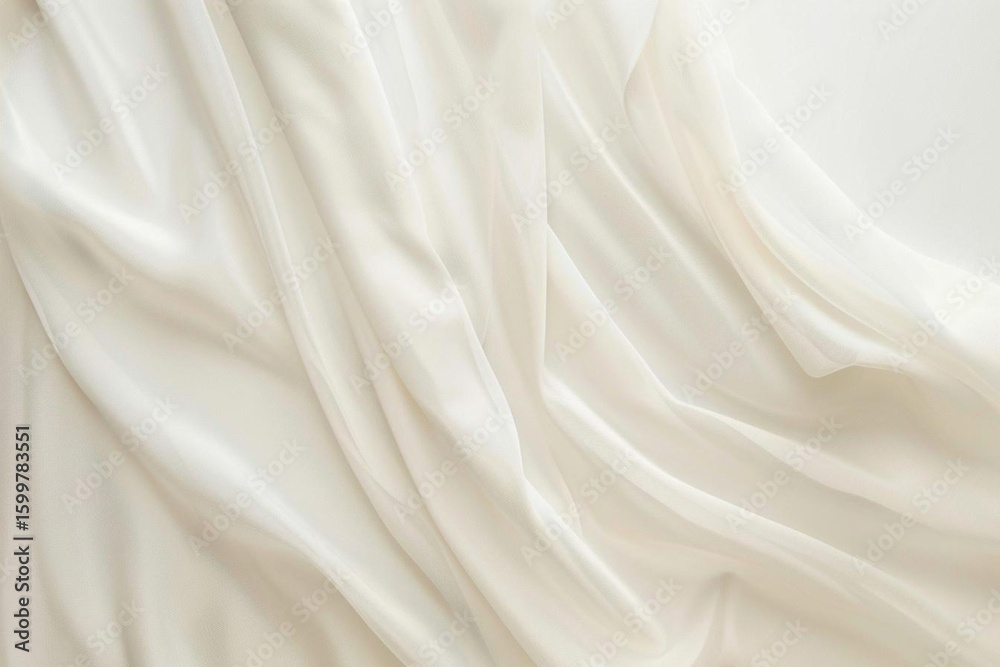 Obraz premium white silk background