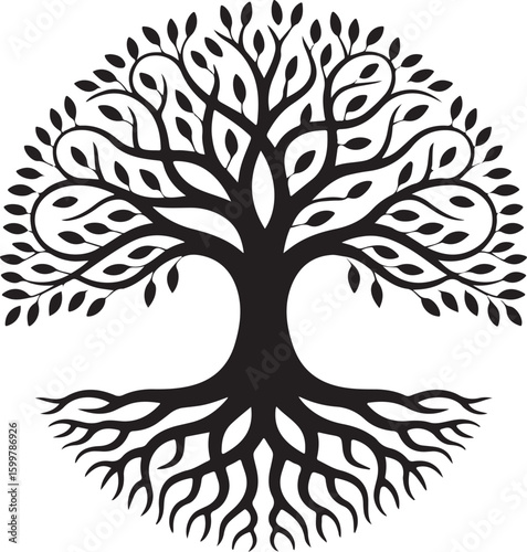 Elegant Tree Silhouette Bundle