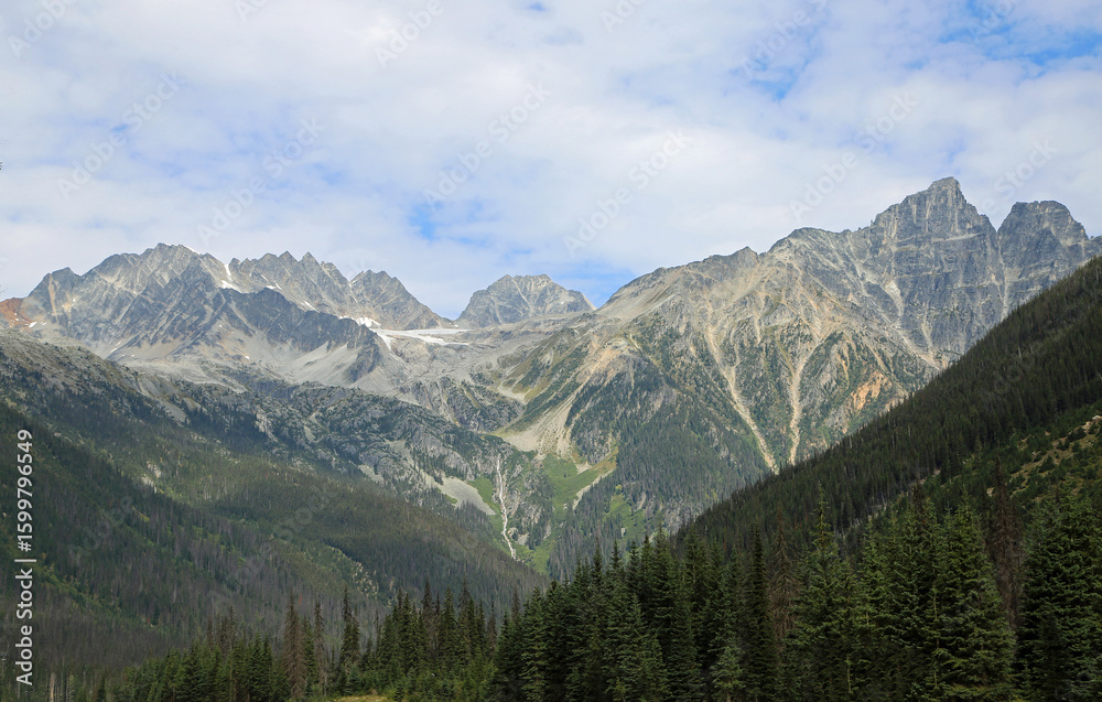 Fototapeta premium Glacier National Park, British Columbia, Canada