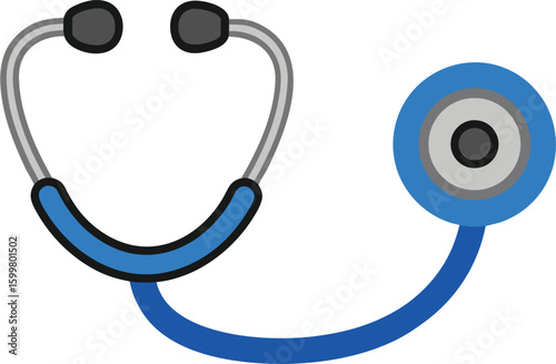 Stethoscope isolated on white background medical healthcare tool
