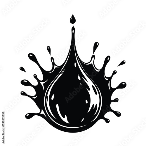 Black and White Water