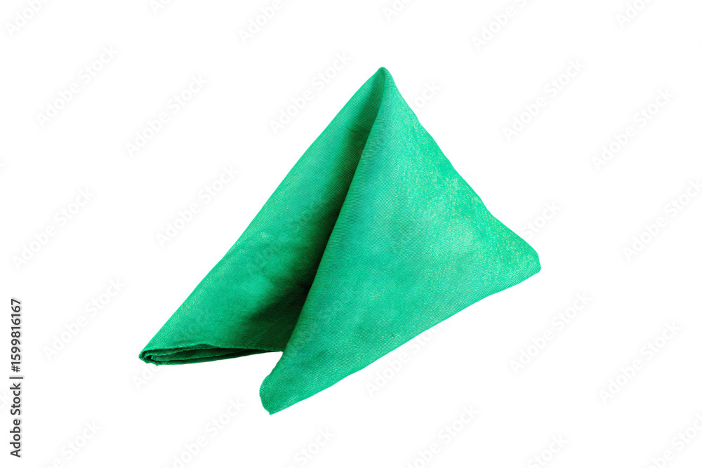 custom made wallpaper toronto digitala green napkin folded in a triangle