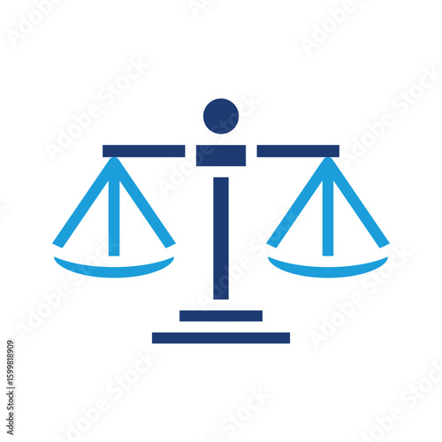 law colored icon vector design good for web or mobile app