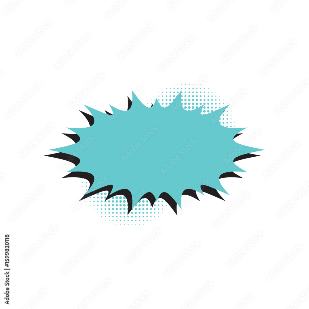 Obraz premium Comic speech bubble