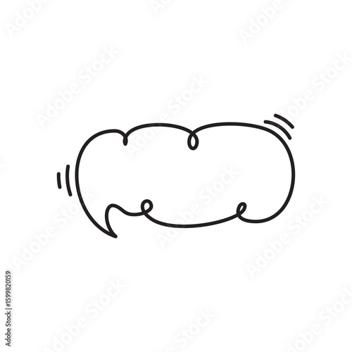 Comic speech bubble