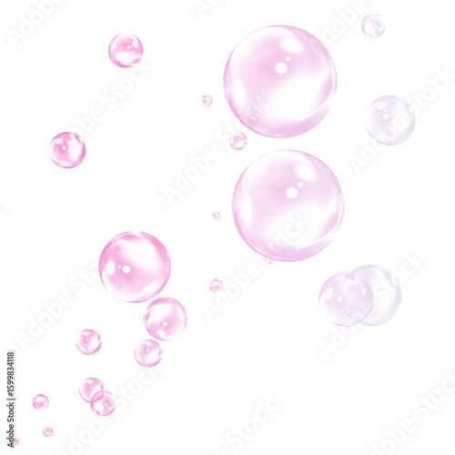 bubble isolated on white background. 