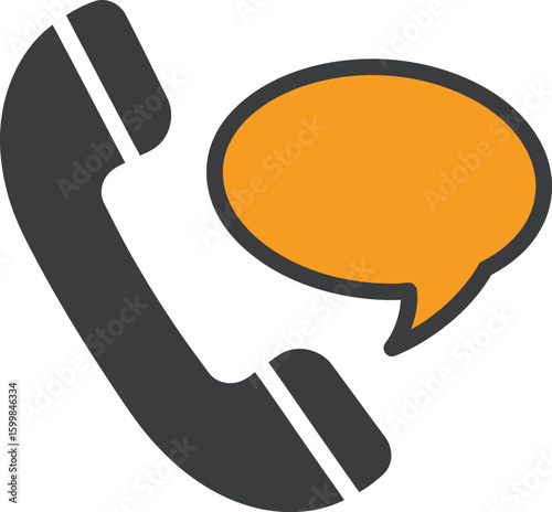 Phone Call Support Chat Icon