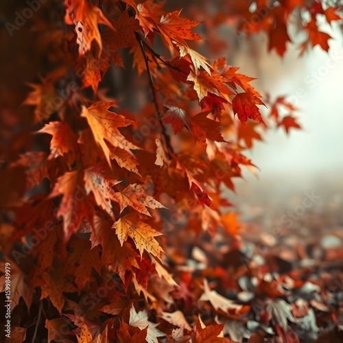 Vibrant Autumn Maple Leaves