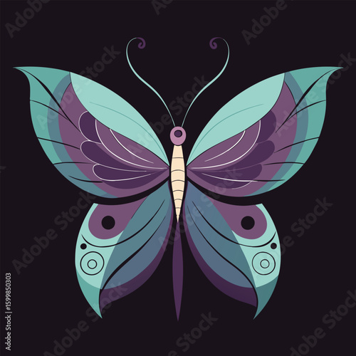 butterfly on isolate background 