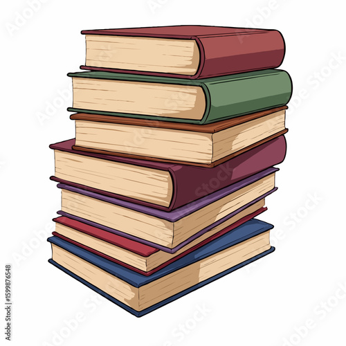 stack of books