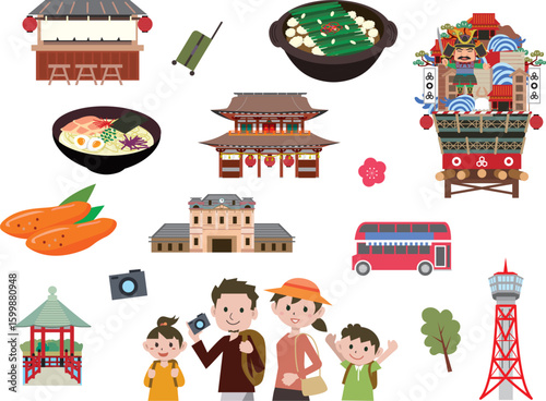 福岡の人気観光スポット