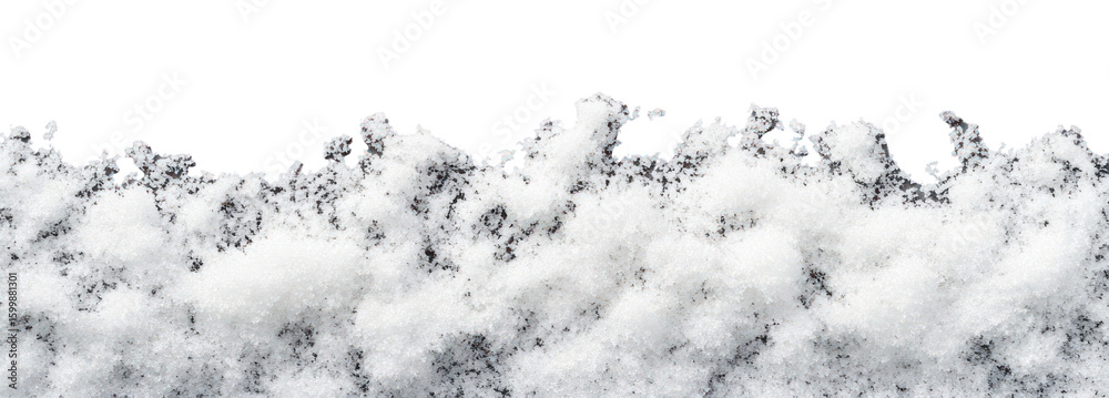 Fototapeta premium PNG A snow border background winter snowflakes.