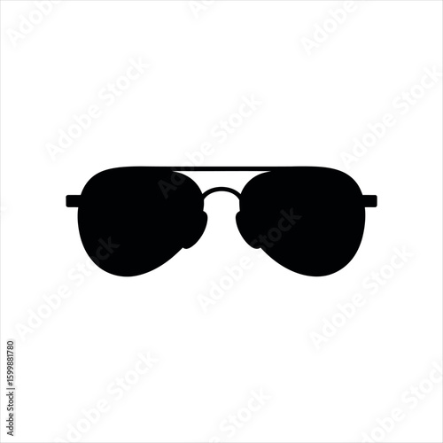 Black aviator sunglasses eyewear accessory