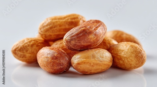 Close-up of roasted peanuts in shells
