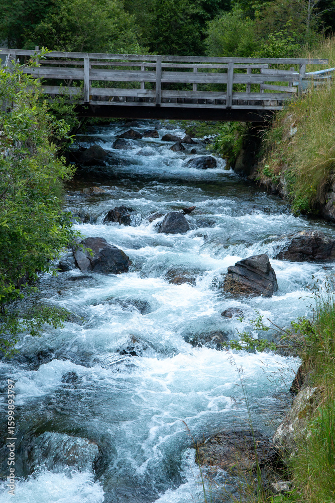Obraz premium Val Sarentino is a splendid valley in South Tyrol that extends north of Bolzano up to the Pennes Pass.