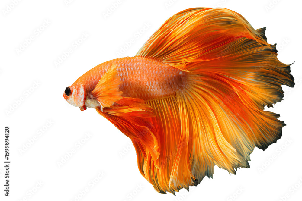 Fototapeta premium a fish with a very long tail and a very long tail