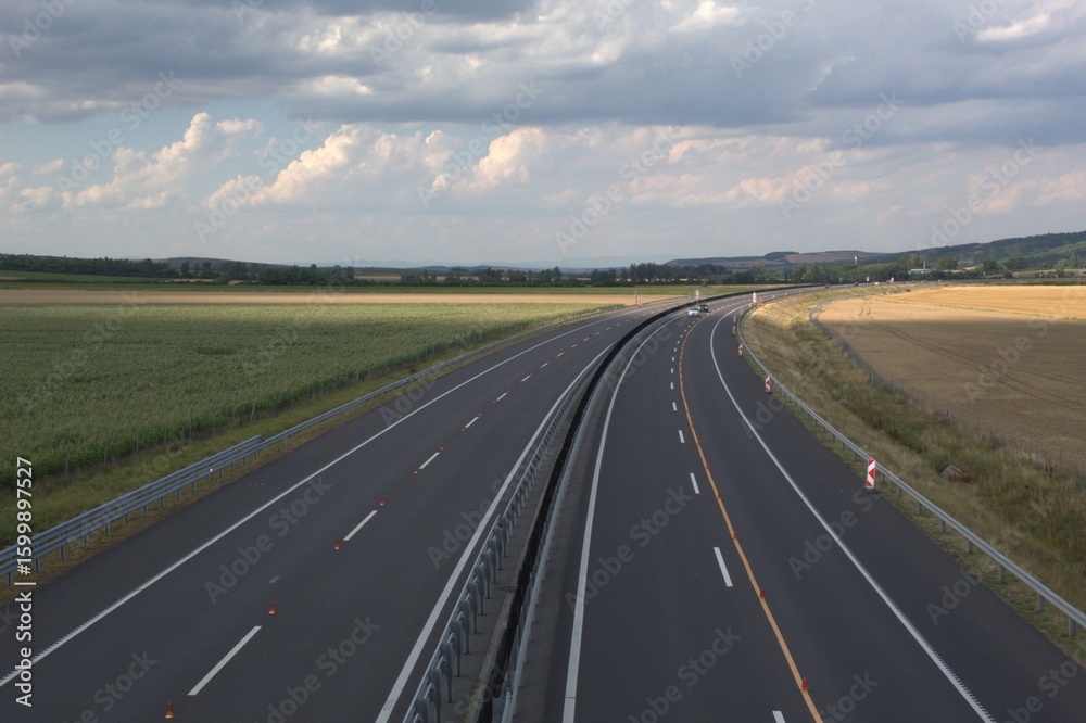 Fototapeta premium driving on the road