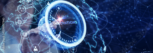 Concept of new ideas and innovation.