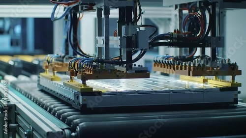 EV Battery Assembly Line Automation at Work