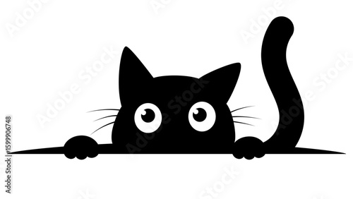 cute black cat