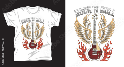 Music graphic t shirt design print