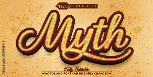  Ancient and Mystical Myth Legend Vector Editable Text Effect Template