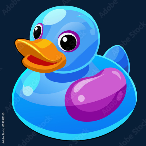 Cute Rubber Duck Translucent Jelly Toy Design