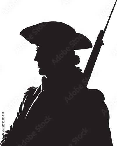 Colonial Soldier with Musket