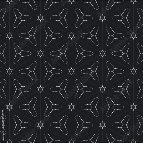Geometric Kaleidoscopic Pattern for Wall and Design Projects