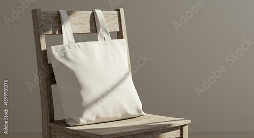 Close-up of a clean white plastic bag  
