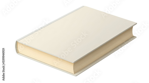 A blank book illustration.