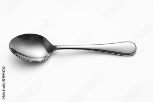 Spoon with handle.