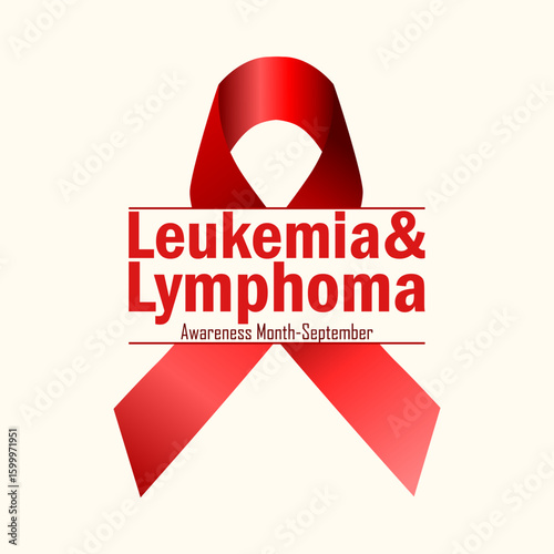 vector graphic of Leukemia and Lymphoma Awareness Month ideal for Leukemia and Lymphoma Awareness Month celebration