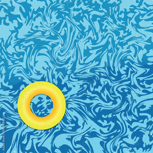 swimming pool waves background vector