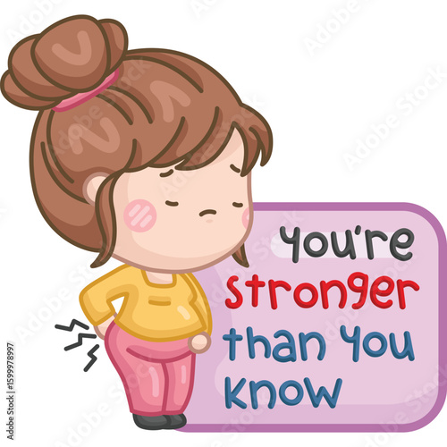 a vector of pregnancy motivational quote