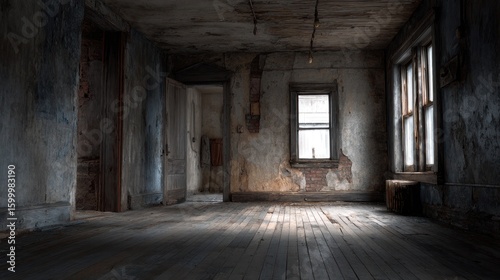 Empty abandoned room