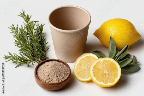 Natural ingredients for refreshing drinks and culinary creations