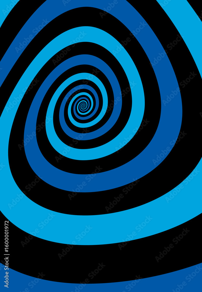 Obraz premium Artistic spiral shape. Vector drawing