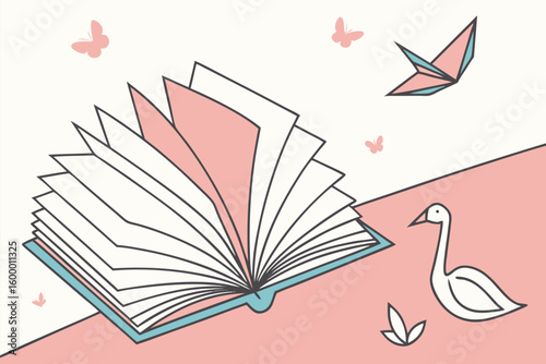 Origami Book Art Design