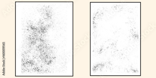 Urban Grunge Background set.Vector Texture.Finding Tone Coating Dust,Just Place the illustration on any Object to Create a Gray Effect. Abstract, splattered, dirty, texture for your design. vector
