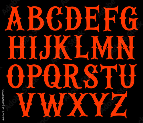 Halloween font